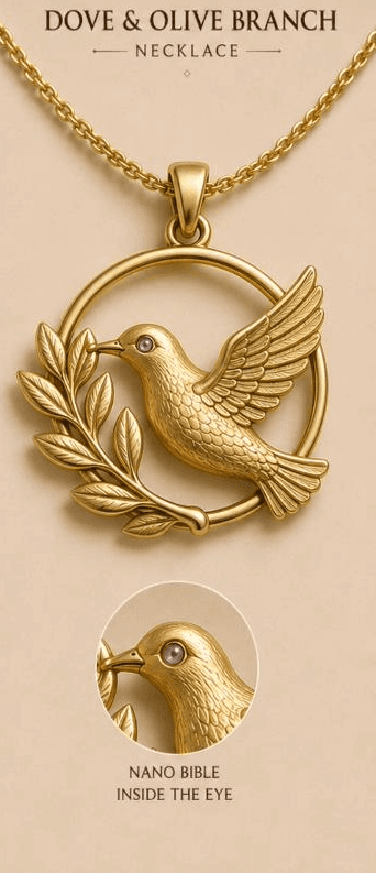 Dove & Olive Branch Necklace — Nano Bible