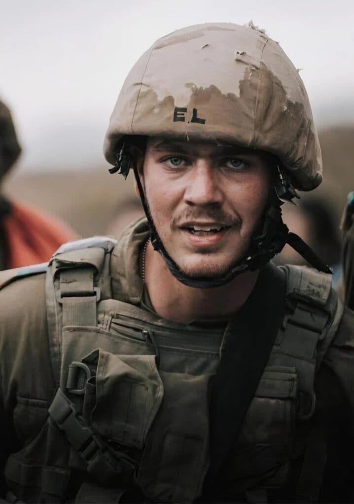 Lt. Eitan Shmuel Lemberg in IDF uniform.