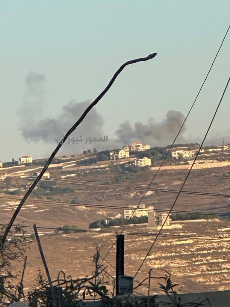 IAF Strikes Town in Southern Lebanon